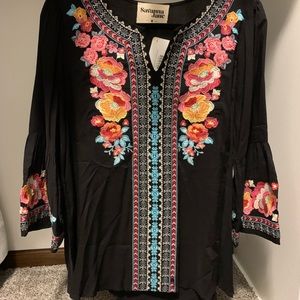 Savanna Jane Embroidered Top
